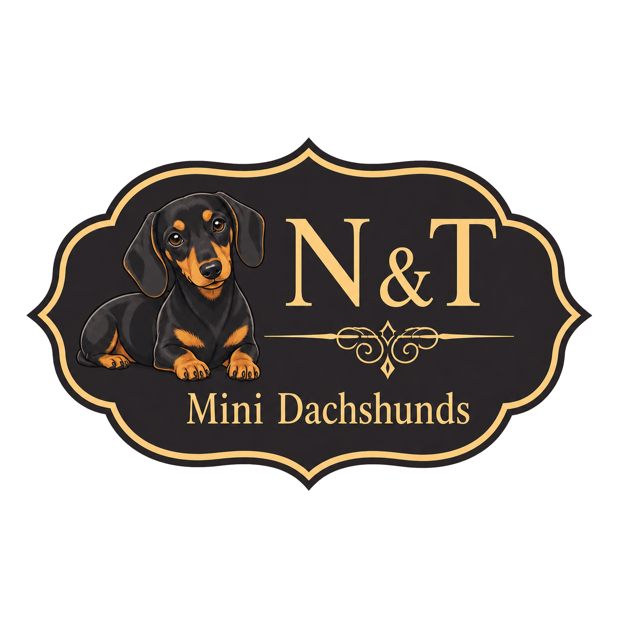 N & T Mini Dachshunds logo
